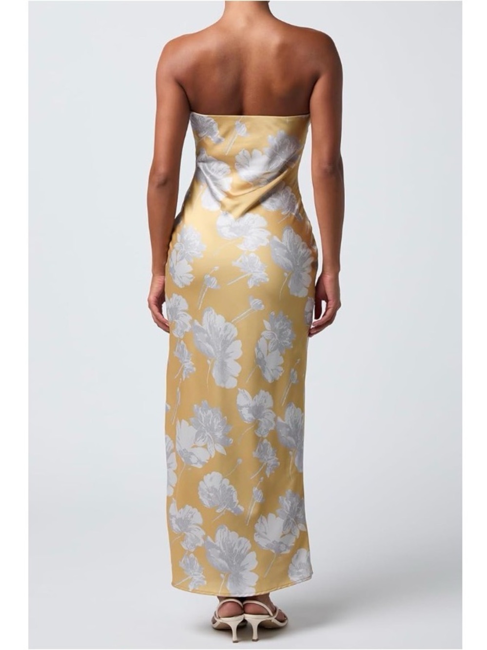 Lulus Strapless Midi Dress - Picture 2 of 4